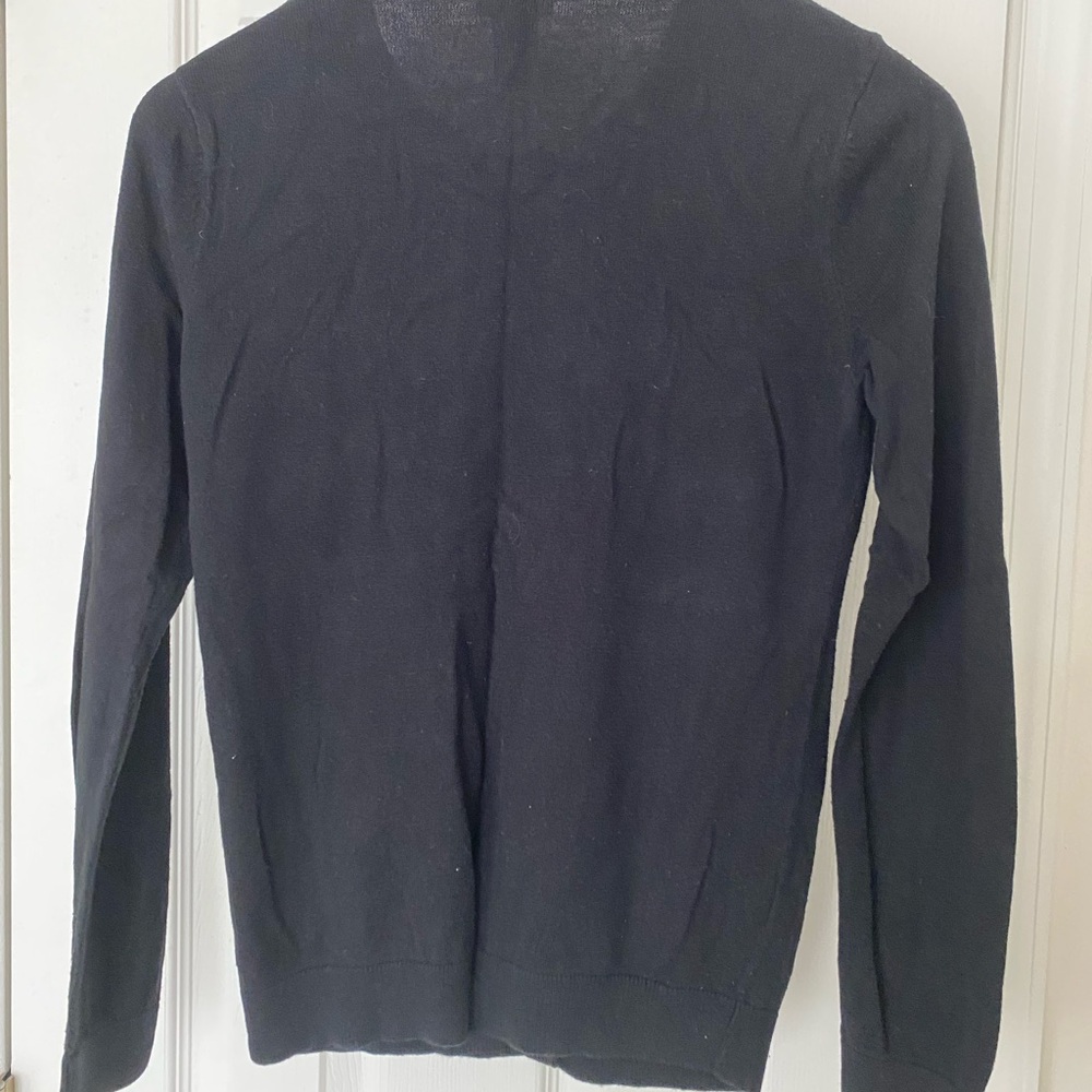 Ann Taylor Black Knit Cardigan Sweater - Picture 3 of 5